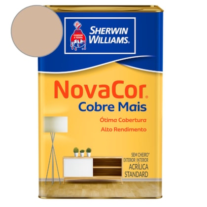 Tinta Acrílica Cobre Mais NovaCor Areia Sherwin Williams 18L