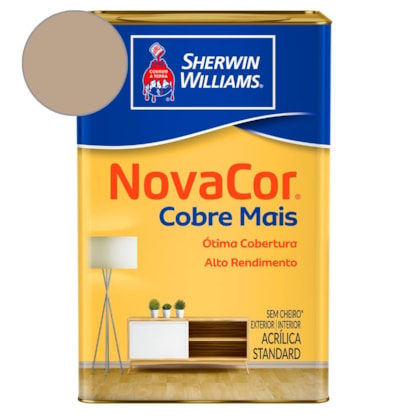 Tinta Acrílica Cobre Mais NovaCor Camurça Sherwin Williams 18L