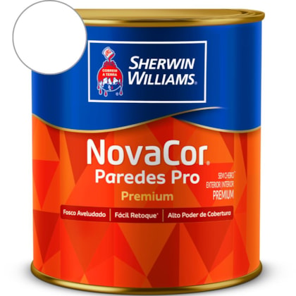 Tinta Acrílica Fosco Paredes Pro Branco Sherwin Williams 0,9L