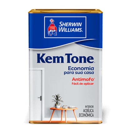 Tinta Acrílica KemTone Branco Gelo Sherwin Williams 18L