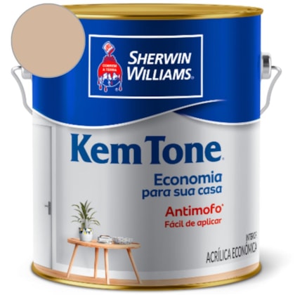 Tinta Acrílica Kemtone Fosco Areia Sherwin Williams 3,6L