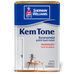 Tinta Acrílica Kemtone Fosco Branco Sherwin Williams 18L