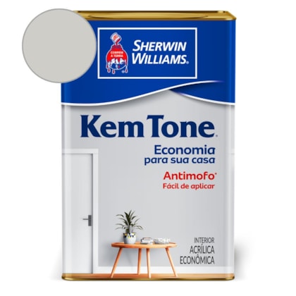 Tinta Acrílica Kemtone Fosco Elemento Cinza Sherwin Williams 18L