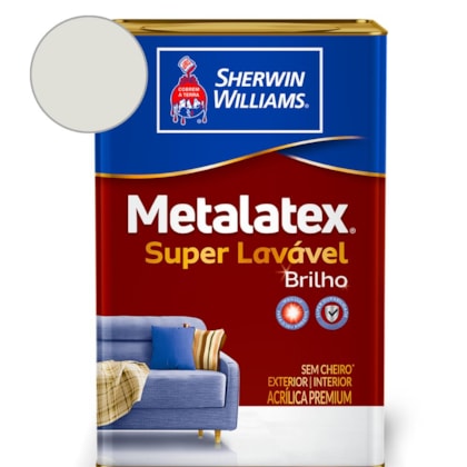 Tinta Acrílica Melatex Superlavável Brilho Branco Gelo Sherwin Williams 18L