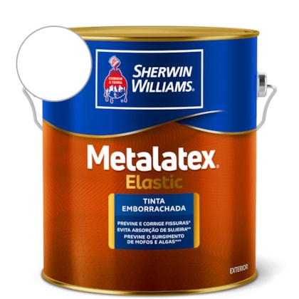 Tinta Acrílica Metalatex Elastic Fosco Branco Sherwin Williams 3,6L