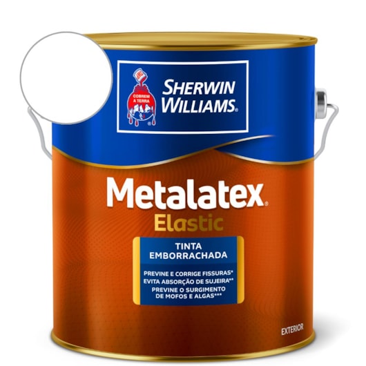 Tinta Acrílica Metalatex Elastic Fosco Branco Sherwin Williams 3,6L - Imagem principal - bb36ed29-93eb-433a-b4c4-d254efd2ff63