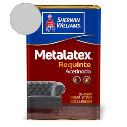 Tinta Acrílica Metalatex Requinte Super Lavável Cinza Alpes Sherwin Williams 18L