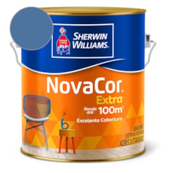 Tinta Acrílica  NovaCor Extra Fosco Azul Indigo Sherwin Williams 3,6L