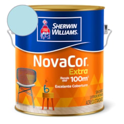 Tinta Acrílica  NovaCor Extra Fosco Azul Sereno Sherwin Williams 3,6L
