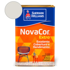 Tinta Acrilíca NovaCor Extra Fosco Gelo Sherwin Williams 18L