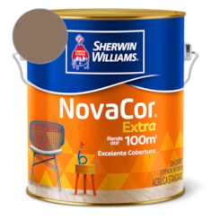 Tinta Acrílica  NovaCor Extra Fosco Marrom Histórico Sherwin Williams 3,6L
