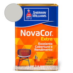 Tinta Acrílica  NovaCor Extra Semibrilho Elemento Cinza Sherwin Williams 18L