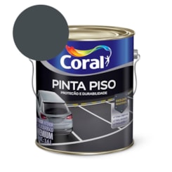 Tinta Acrílica Pinta Piso Fosco Cinza Escuro 3.6l Coral