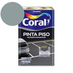 Tinta Acrílica Pinta Piso Fosco Cinza Médio Coral 18L