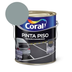 Tinta Acrílica Pinta Piso Fosco Cinza Médio Coral 3,6L