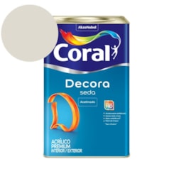 Tinta Acrílica Premium Acetinado Decora Seda Gelo Coral 18L