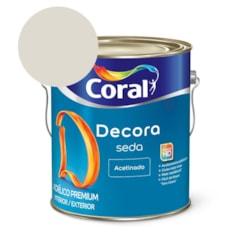 Tinta Acrílica Premium Acetinado Decora Seda Gelo Coral 3,6l