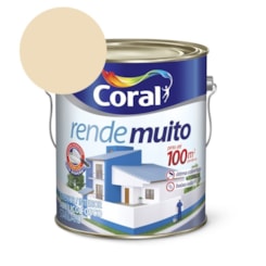 Tinta Acrílica Standard Fosco Rende Muito Marfim 3,2l Coral