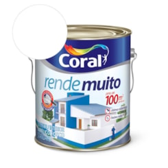 Tinta Acrílica Standard Rende Muito Branco Coral 3,6L