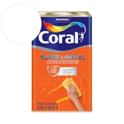 Tinta Acrílica Super Lavavel Branco Coral 18L