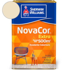 Tinta Acrilílica NovaCor Extra Palha Sherwin Williams 18L