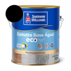 Tinta Esmalte Acetinado Eco Preto Sherwin Williams 3,6L