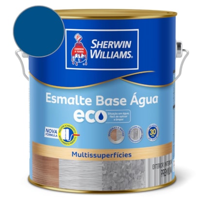 Tinta Esmalte Alto Brilho Eco Azul Franca Sherwin Williams 3,6L