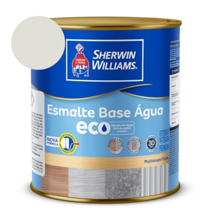 Tinta Esmalte Alto Brilho Eco Branco Gelo Sherwin Williams 0,9L
