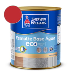 Tinta Esmalte Alto Brilho Eco Vermelho Sherwin Williams 0,9L