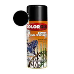 Tinta Esmalte Anti Ferrugem Colorgin Preto 235g