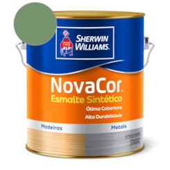 Tinta Esmalte Sintético Alto Brilho NovaCor Verde Palmeira Sherwin Williams 3,6L