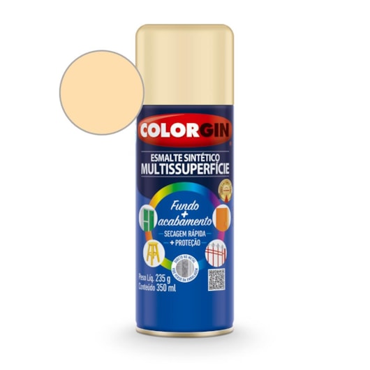 Tinta Esmalte Sintético Areia Colorgin 235g - Imagem principal - 530375cc-41de-482a-8253-8cbdc9cd1687