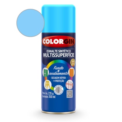 Tinta Esmalte Sintético Azul Céu Colorgin 235g