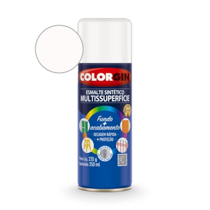 Tinta Esmalte Sintético Branco Colorgin 235g