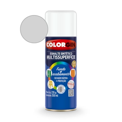 Tinta Esmalte Sintético Branco Gelo Colorgin 235g