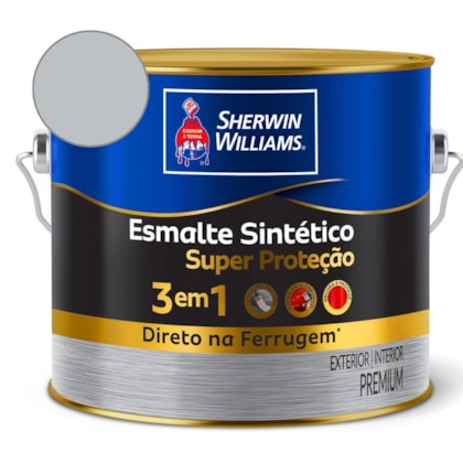 Tinta Esmalte Super Protetor Alumínio Brilhante Sherwin Williams 0,9L