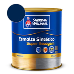 Tinta Esmalte Super Secagem Alto Brilho Azul Del Rey Sherwin Williams 0,9L
