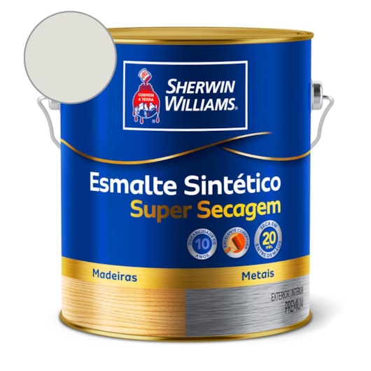 Tinta Esmalte Super Secagem Alto Brilho Branco Gelo Sherwin Williams 3,6L - Imagem principal - 3427d667-21bc-45d8-b3a0-77fe18fb882f
