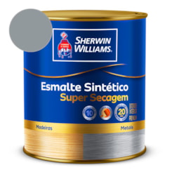 Tinta Esmalte Super Secagem Alto Brilho Cinza Médio Sherwin Williams 0,9L