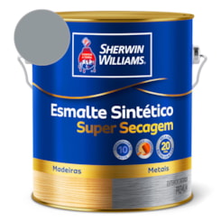 Tinta Esmalte Super Secagem Alto Brilho Cinza Médio Sherwin Williams 3,6L