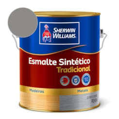 Tinta Esmalte Tradicional Alto Brilho Alumínio Sherwin Williams 3,6L