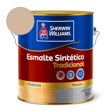 Tinta Esmalte Tradicional Alto Brilho Areia Sherwin Williams 0,9L