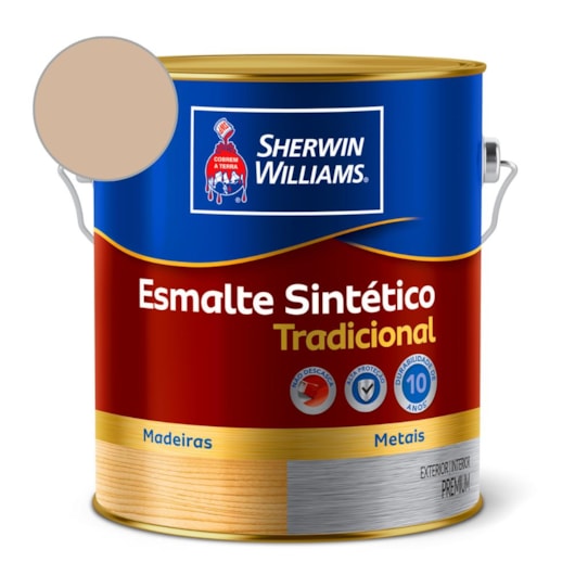 Tinta Esmalte Tradicional Alto Brilho Areia Sherwin Williams 0,9L - Imagem principal - a0ecfe9c-7e08-4058-afba-799b5cd6da75