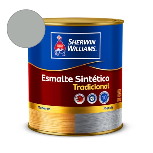 Tinta Esmalte Tradicional Alto Brilho Platina Sherwin Williams 0,9L - Imagem principal - ae602b6e-8728-42f2-a714-ca6afc01b68b