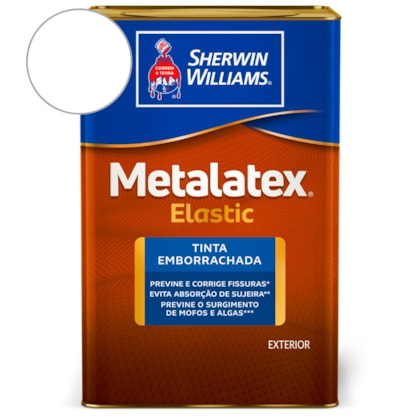 Tinta Metalatex Elastic Fosco Branco Sherwin Williams 18L