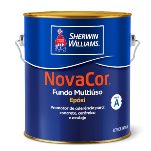 Tinta NovaCor Fundo Multiuso Epóxi (A) Sherwin Williams 3,6L - Imagem principal - 974baae4-0606-4313-a2a9-bb4a953d6703