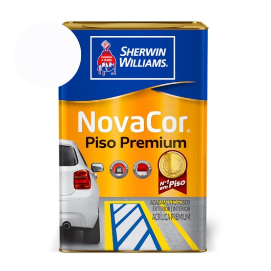 Tinta NovaCor Para Piso Branco  Sherwin Williams 18L - Imagem principal - 0471fe37-5a9c-4da7-8543-a8f1efcdf54c