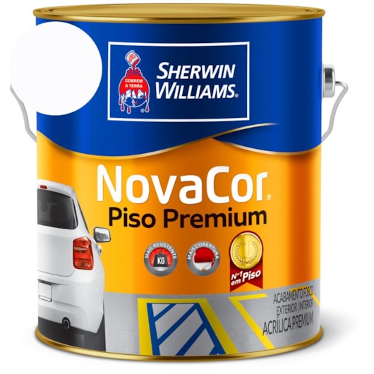 Tinta NovaCor Para Piso Branco  Sherwin-Williams 3,5L - Imagem principal - 4fa136e0-ed97-4685-accf-f9eec6d78246