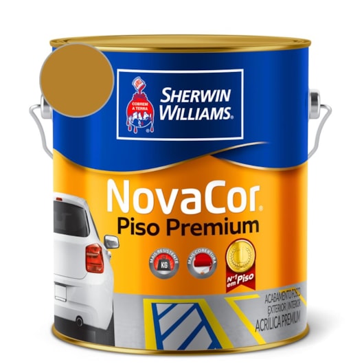 Tinta NovaCor Para Piso Premium Amarelo Sherwin Williams 0,9L - Imagem principal - b803a5a9-607a-4cc5-a439-948653a80bbd
