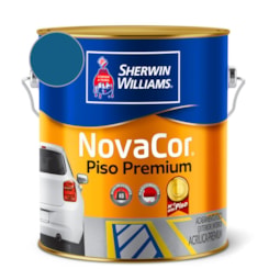 Tinta NovaCor Para Piso Premium Azul Sherwin Williams 0,9L